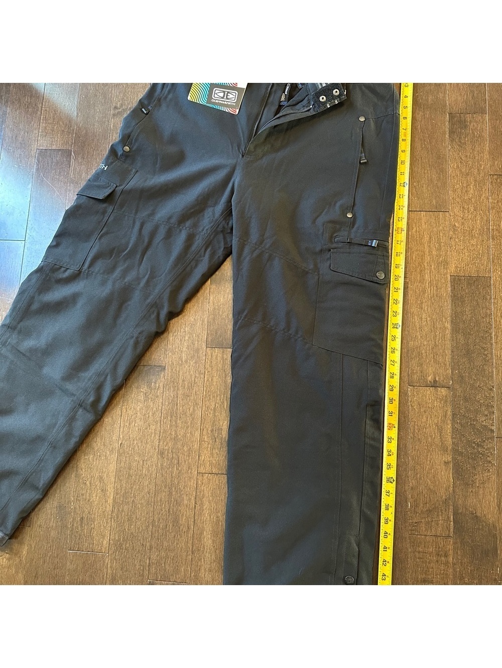Men’s Ocean & Earth Water Resistant Ski Snow Pants Black Size XL 41/43 - Picture 10 of 15